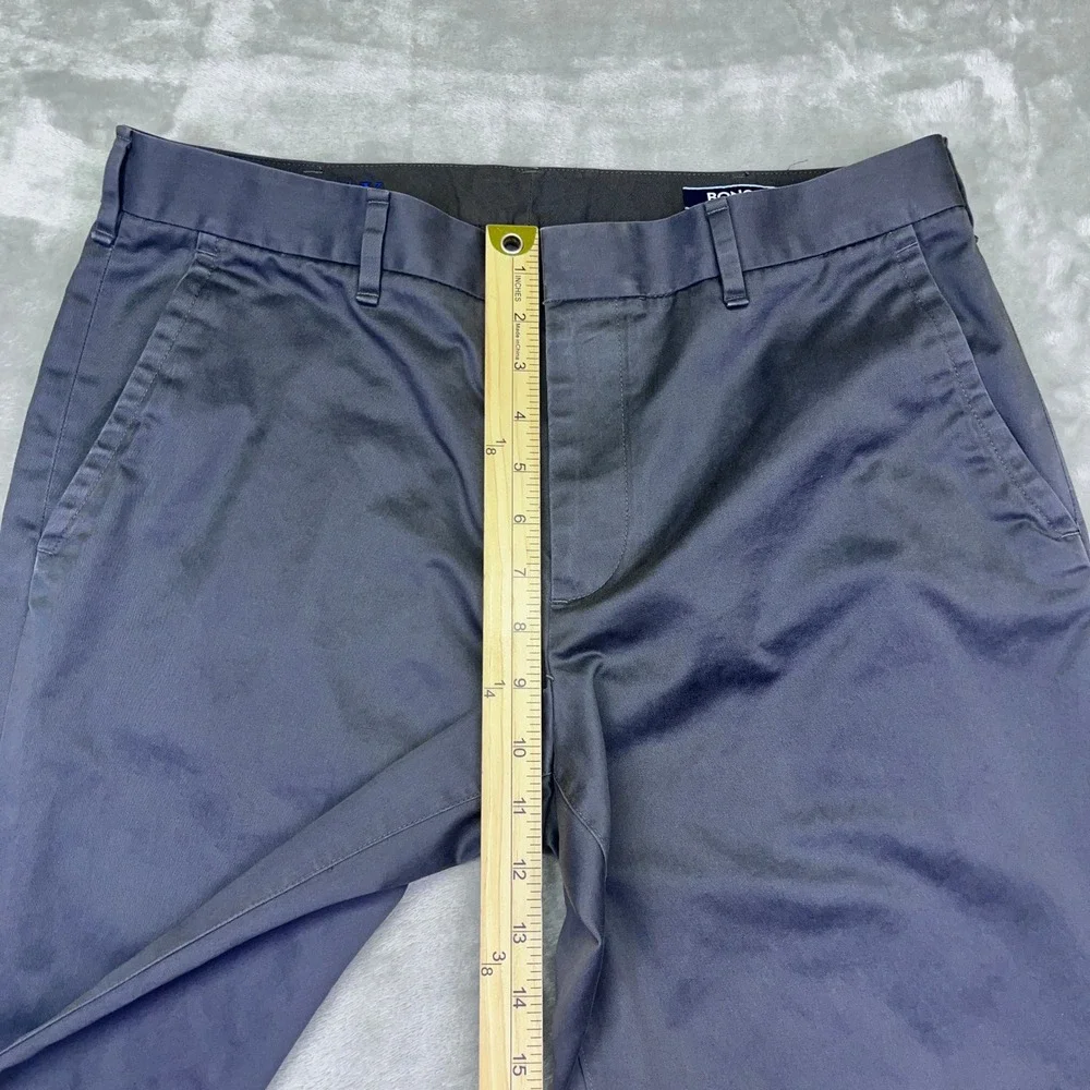 Bonobos Friday Dress‎ Pants Men's Sz 32 Gray Straight Fit Cotton Office Career